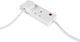 STATUS 2 Socket Extension Lead with Neon Indicator, 6m Extension Cable 13A, Power Extension, White