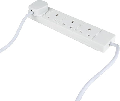 STATUS Multi Plug Extension | 4 Socket Extension Cable | 1m Extension Lead