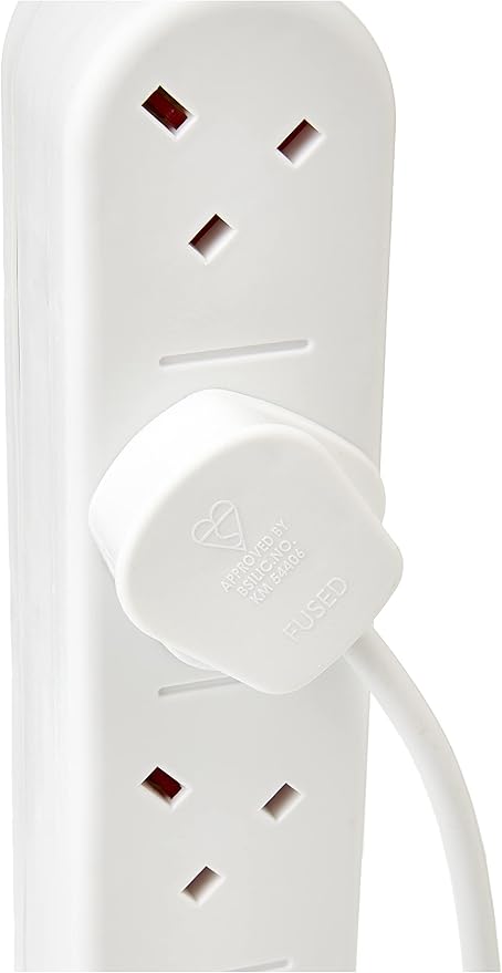 Status Tower Multi Plug Extension 10 Socket Extension Cable 2m Extension Lead