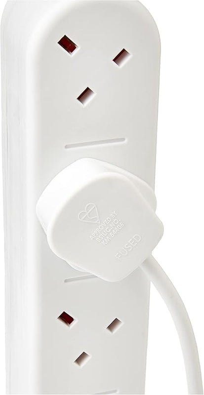Status Tower Multi Plug Extension 10 Socket Extension Cable 2m Extension Lead