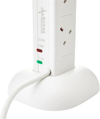 Status Tower Multi Plug Extension 10 Socket Extension Cable 2m Extension Lead