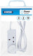 STATUS 2 Socket Extension Lead, 2m Cable 13A Power Strip for Home, Office or School, White
