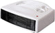 STATUS Flat Fan Heater 3000 W (3 kW), White Portable Electric Radiator with 2 Heat Settings, Adjustable Thermostat, Overheat Protection & Carry Handle