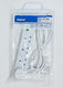 STATUS 4-Socket Surge-Protected Extension Lead, 2m Cable Multi-Plug Power Strip for Home, Office or Gaming Set-ups
