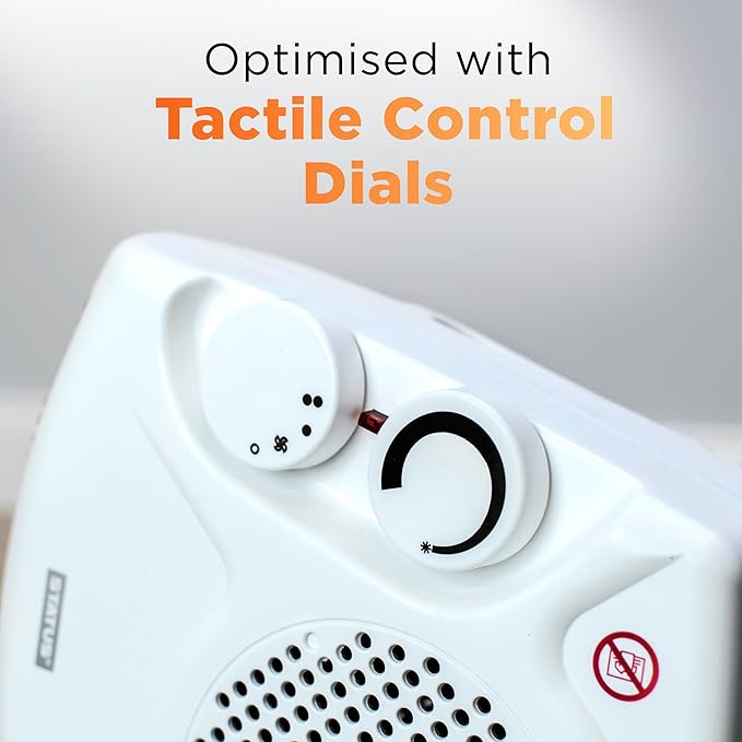 STATUS Portable 2kW Dual Position Small Fan Heater