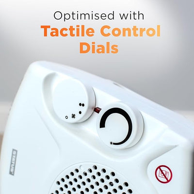 STATUS Portable 2kW Dual Position Small Fan Heater