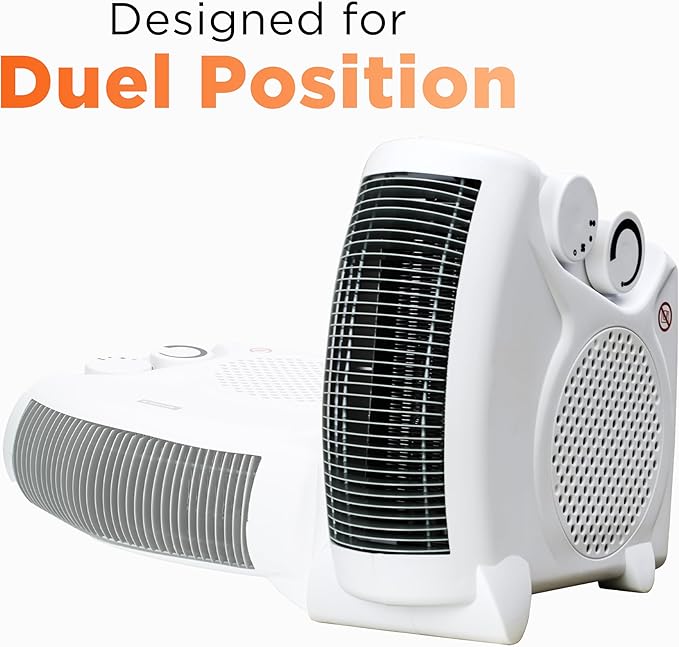 STATUS Portable 2kW Dual Position Small Fan Heater