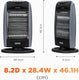 STATUS 1200W Halogen Heater – 3 Heat Settings, Oscillation, Instant Infrared Heat & Safety Protection