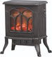 STATUS Freestanding Electric Fireplace Heater – 1500W, Flame Effect & Log Glow