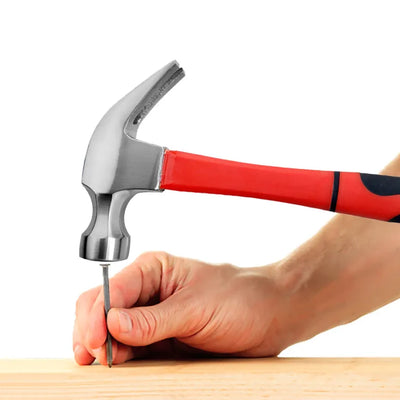 Dekton 16oz Fibreglass Claw Hammer – Heavy Duty Carbon Steel