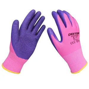 Dekton Size 7/S Gardening Latex Coated Gloves